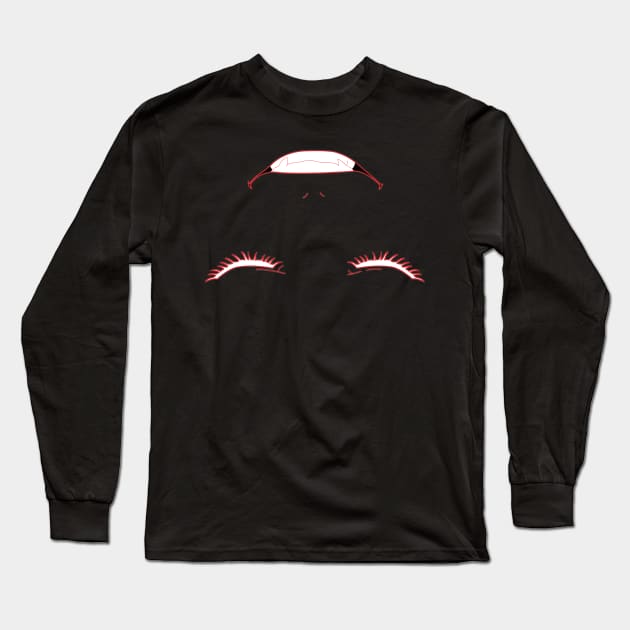 Evil Smile Long Sleeve T-Shirt by whiteasters